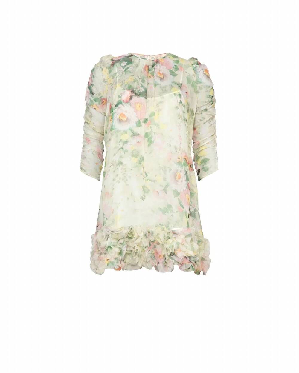 NEW BYTIMO women's organza frilly dress in watercolor dreams